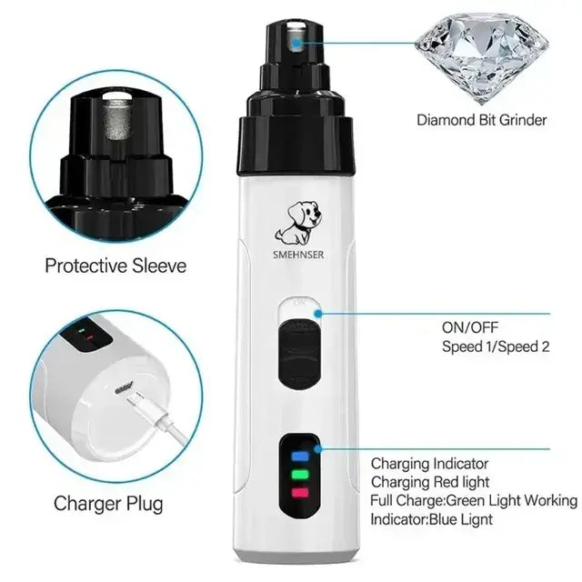 PawfectPawz™ Silent Nail Grinder